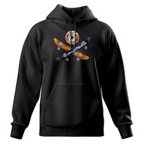 Blusa de Frio Moletom Fechado Com Capuz Bolso Canguru Relaxado