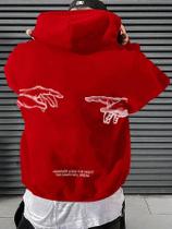 Blusa de Frio Moletom Feminino e Masculino Estampado Streetwear Casado Flanelado