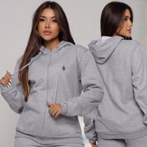 Blusa de Frio Moletom Feminino Tradicional - Moletom Feminino P ao GG Blusa de Frio Moletom Feminino Tradicional - Moletom Feminino P ao GG