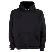 Blusa de Frio Moletom Flanelado Canguru com Capuz Unissex Liso