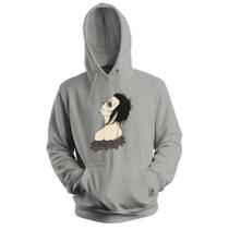 Blusa de Frio Moletom flanelado com Capuz Estampa Digital Unissex Envio Imediato Catrina