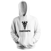 Blusa de Frio Moletom Flanelado com Capuz Estampa Digital Unissex Envio Imediato Faculdade Fisioterapia