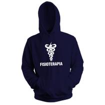 Blusa de Frio Moletom Flanelado com Capuz Estampa Digital Unissex Envio Imediato Faculdade Fisioterapia