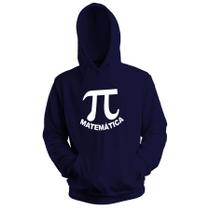 Blusa de Frio Moletom Flanelado com Capuz Estampa Digital Unissex Envio Imediato Faculdade Matemática