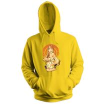 Blusa de Frio Moletom Flanelado com Capuz Estampa Digital Unissex Envio Imediato Mulher Biquine Tatuagem