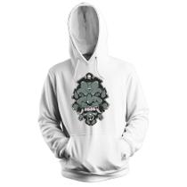 Blusa de Frio Moletom flanelado com Capuz Estampa Digital Unissex Envio Imediato Mulher