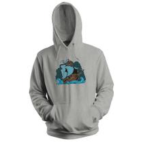 Blusa de Frio Moletom flanelado com Capuz Estampa Digital Unissex Envio Imediato Navio