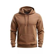 Blusa de Frio Moletom Flanelado Macio Quente Agasalho Unissex Canguru com Capuz Várias Cores