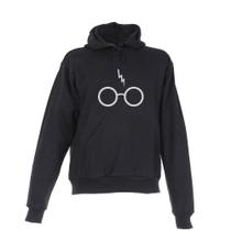 Blusa de Frio Moletom Harry Potter Infantil Juvenil Preta