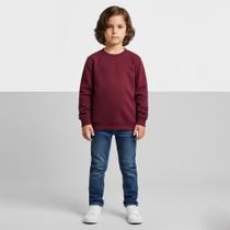 Blusa de Frio Moletom Infantil Bordo Flanelado lisa Menina e Menino 4 a 8 anos Antialérgico Baby Deluxe Blusa de Frio Moletom Infantil Bordo Flanelado lisa Menina e Menino 4 a 8 anos Antialérgico Baby Deluxe
