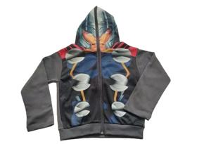 Blusa De Frio Moletom Infantil Thor Capuz Máscara Sf1036 RCH