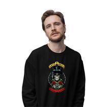 Blusa de frio moletom rock internacional so os melhores