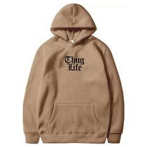 Blusa de Frio Moletom Thug Life -