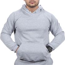 Blusa de Frio Moletom Unissex Liso Canguru