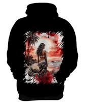 Blusa de Frio Mulher na Praia Japan Style 2