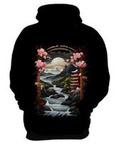 Blusa de Frio Paisagem Oriental Portão Torii 16 Blusa de Frio Paisagem Oriental Portão Torii 16