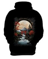 Blusa de Frio Paisagem Oriental Portão Torii 20 Blusa de Frio Paisagem Oriental Portão Torii 20