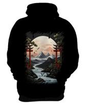 Blusa de Frio Paisagem Oriental Portão Torii 26 Blusa de Frio Paisagem Oriental Portão Torii 26