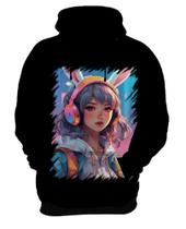 Blusa de Frio Páscoa Coelhinha Traços Vaporwave 9