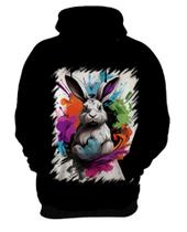 Blusa de Frio Páscoa Coelhinho Artístico Design 12 Blusa de Frio Páscoa Coelhinho Artístico Design 12