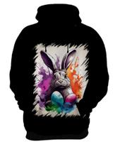 Blusa de Frio Páscoa Coelhinho Artístico Design 13 Blusa de Frio Páscoa Coelhinho Artístico Design 13