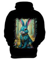 Blusa de Frio Páscoa Coelhinho Traços Van Gogh 1 Blusa de Frio Páscoa Coelhinho Traços Van Gogh 1