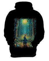 Blusa de Frio Páscoa Coelhinho Traços Van Gogh 3