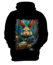 Blusa de Frio Páscoa Coelhinho Traços Van Gogh 5 Blusa de Frio Páscoa Coelhinho Traços Van Gogh 5
