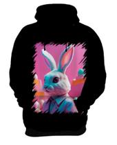 Blusa de Frio Páscoa Coelhinho Traços Vaporwave 5