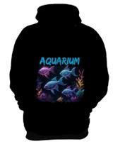 Blusa de Frio Peixes no Aquário Translúcido Fish 2 Blusa de Frio Peixes no Aquário Translúcido Fish 2