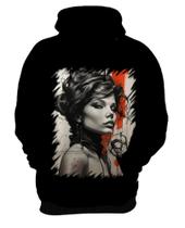 Blusa de Frio Pintura a Carvão Mulher Arte 22 Blusa de Frio Pintura a Carvão Mulher Arte 22