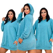 Blusa De Frio Quentinha Moda 2023 Estilo Moletom Gordinhas Tam ùnico - Wild