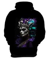 Blusa de Frio Rainha Mexicana Dama Esqueleto 8