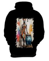 Blusa de Frio Tambor Africano Arte África 2
