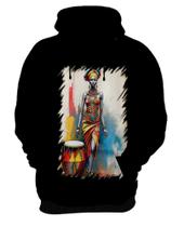 Blusa de Frio Tambor Africano Arte África 4