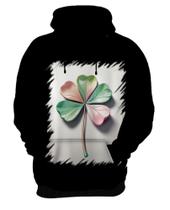 Blusa de Frio Trevo de 5 Folhas Sorte 1 Blusa de Frio Trevo de 5 Folhas Sorte 1