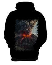 Blusa de Frio Vulcão em Erupção Destruição 1 Blusa de Frio Vulcão em Erupção Destruição 1