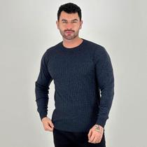 Blusa de Lã Broken Rules Gola Redonda Masculina