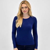 Blusa de Lã Facinelli Básica Gola Redonda Feminina
