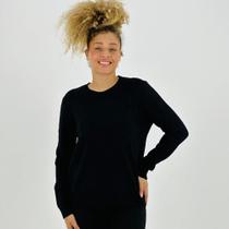 Blusa de Lã Facinelli Manga longa Canelada Feminina