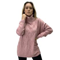 Blusa de Lã Facinelli Manga Longa Gola Alta Oversized