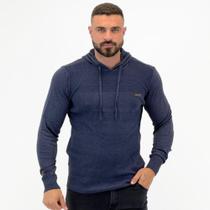 Blusa de Lã Gangster Fechada com Capuz Masculina Blusa de Lã Gangster Fechada com Capuz Masculina