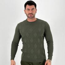 Blusa de Lã GDom Gola Redonda Masculina