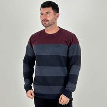 Blusa de Lã Mormaii Listrada Gola Redonda Masculina Blusa de Lã Mormaii Listrada Gola Redonda Masculina