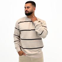 Blusa de Lã Mormaii Listrada Gola Redonda Masculina