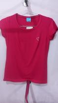 Blusa de Manga Adulto Tecido Malha Feminina na Cor Rosa