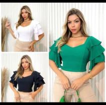 Blusa de manga gode Blusa de manga gode