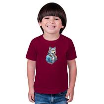 Blusa de manga infantil Animal Stylus