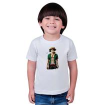 Blusa de manga infantil Estampado One Piece