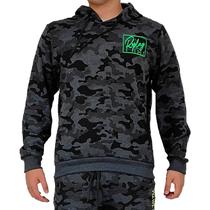 Blusa De Moletom Adulto Camuflada Preto Yellowl M Blusa De Moletom Adulto Camuflada Preto Yellowl M
